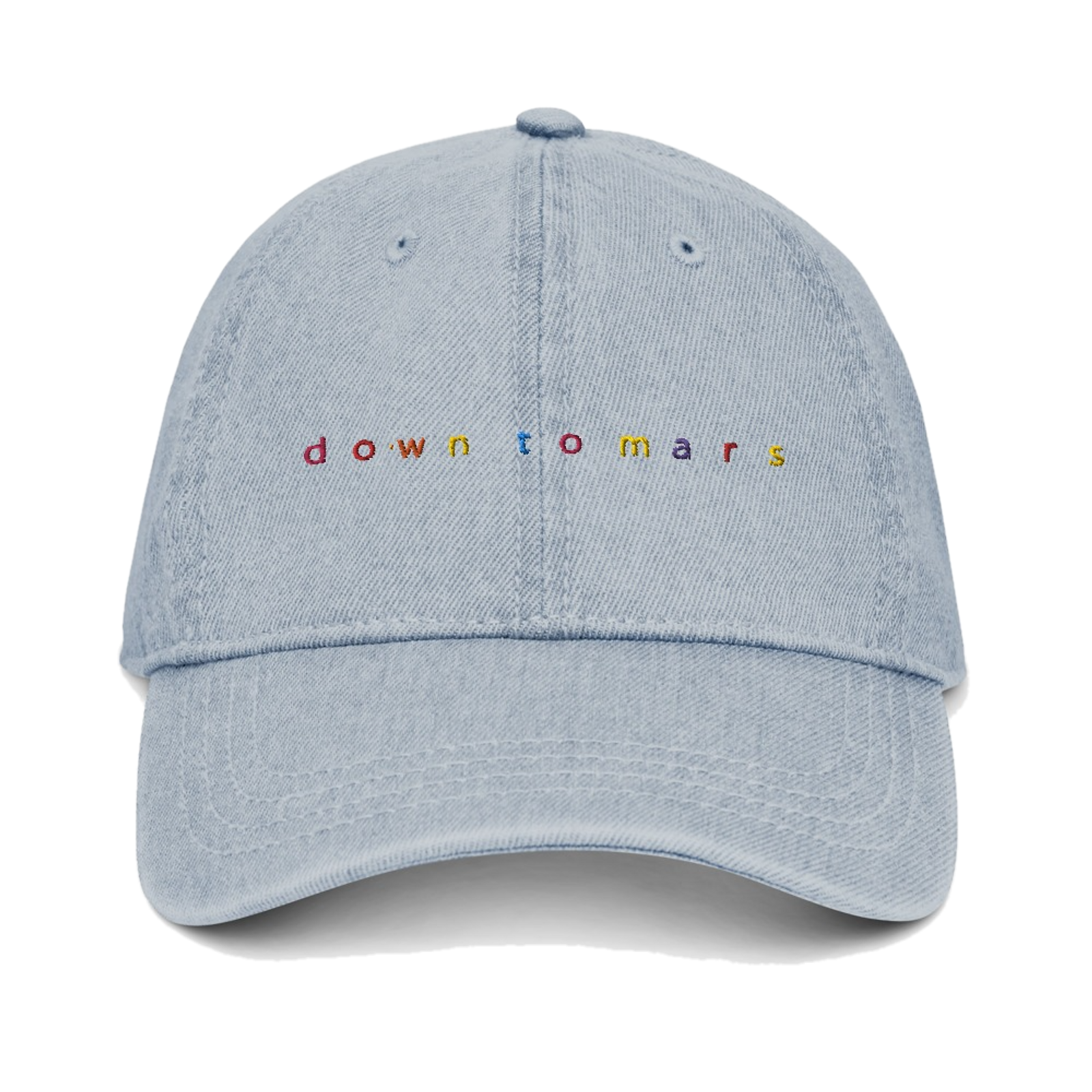 DOWN TO MARS- DENIM DAD HAT