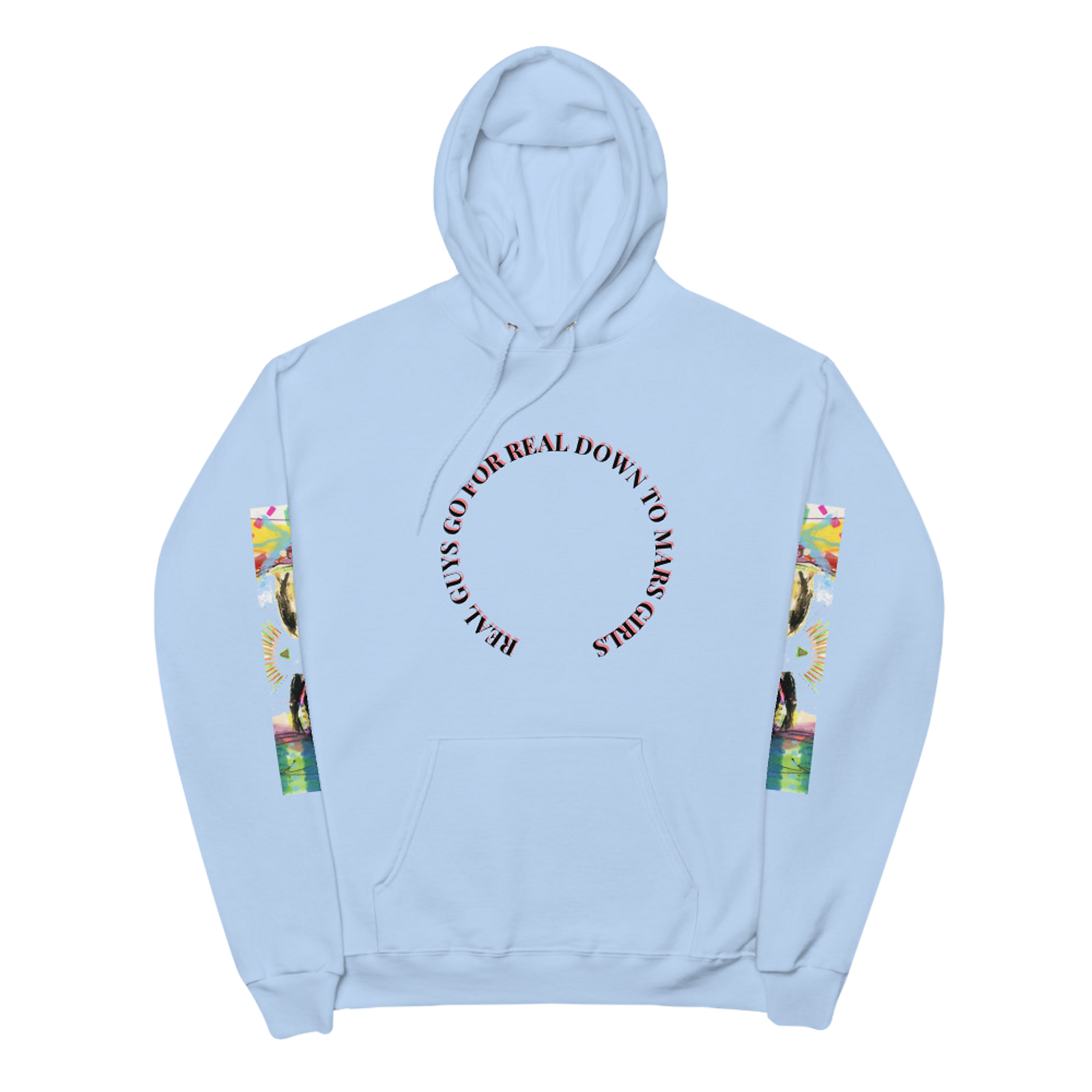 Thumbnail: REAL GUYS GO FOR-UNISEX FLEECE HOODIE