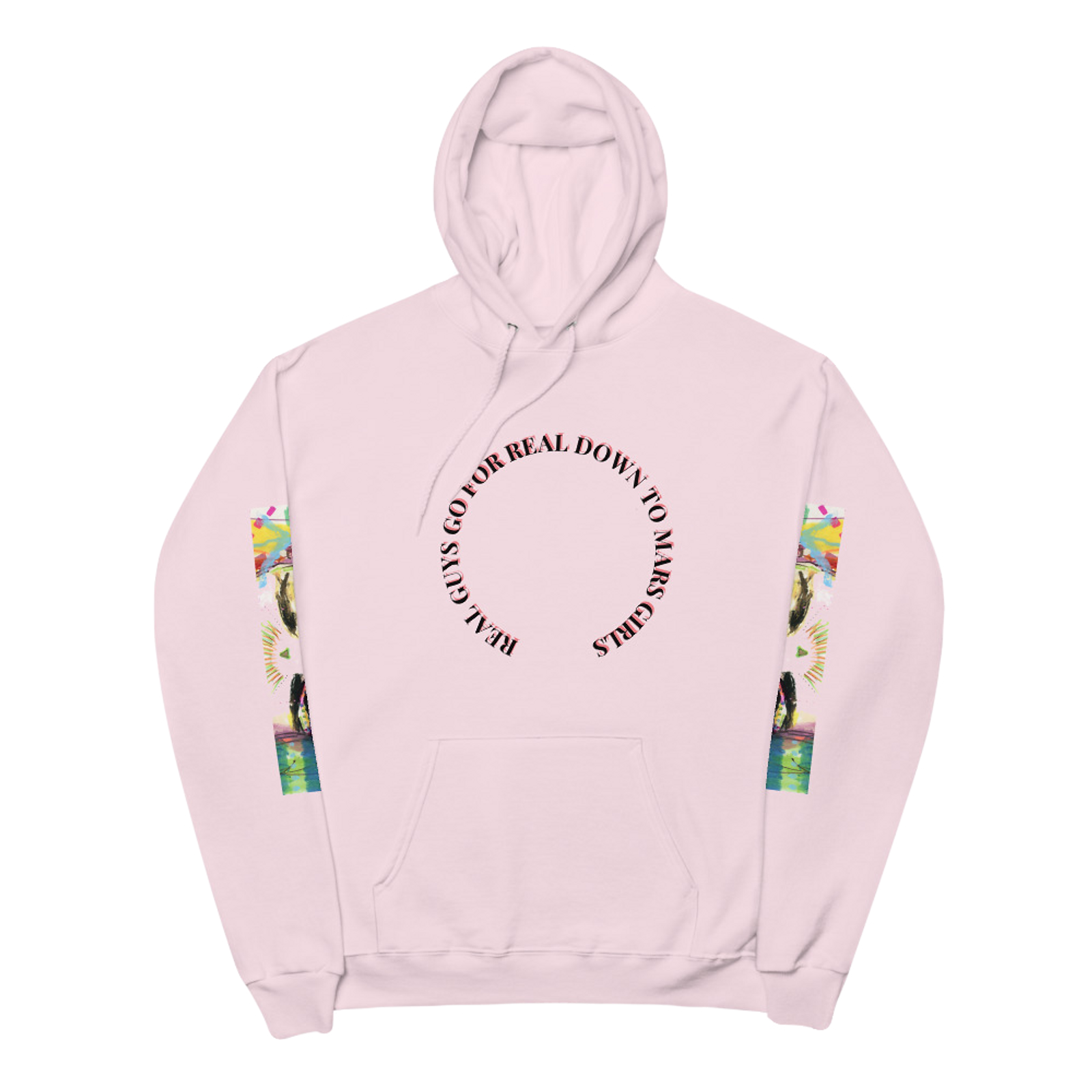 REAL GUYS GO FOR-UNISEX FLEECE HOODIE