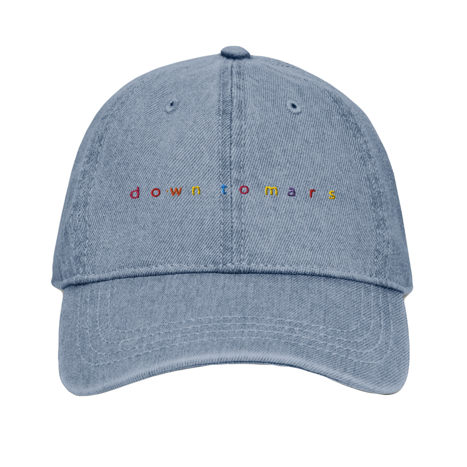 DOWN TO MARS- DENIM DAD HAT