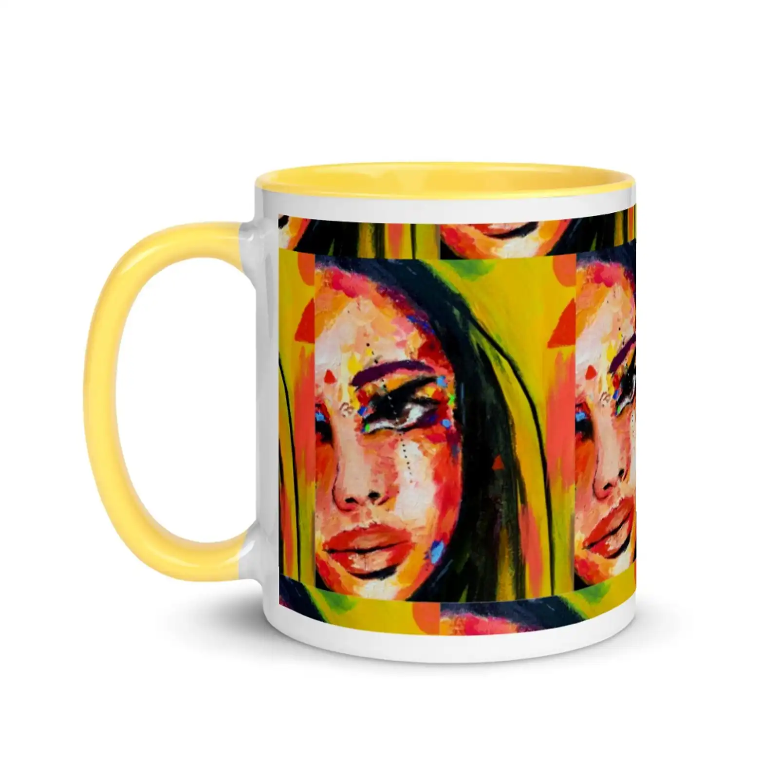 Thumbnail: FLOATING LIME GREEN MAMI- MUG
