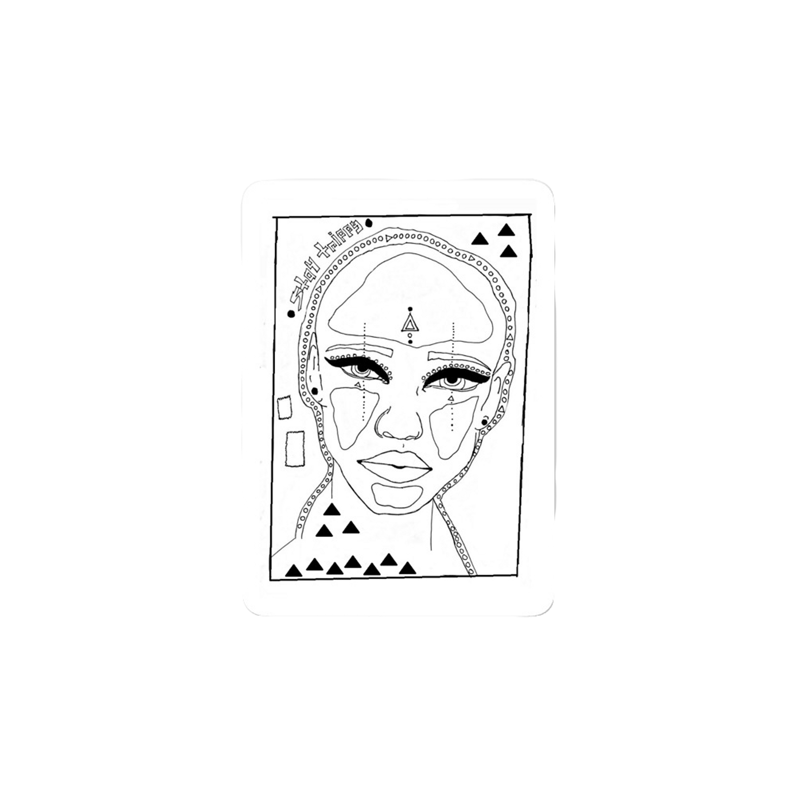 OVERDID IT ON THE EYELINER MAMI- STICKER
