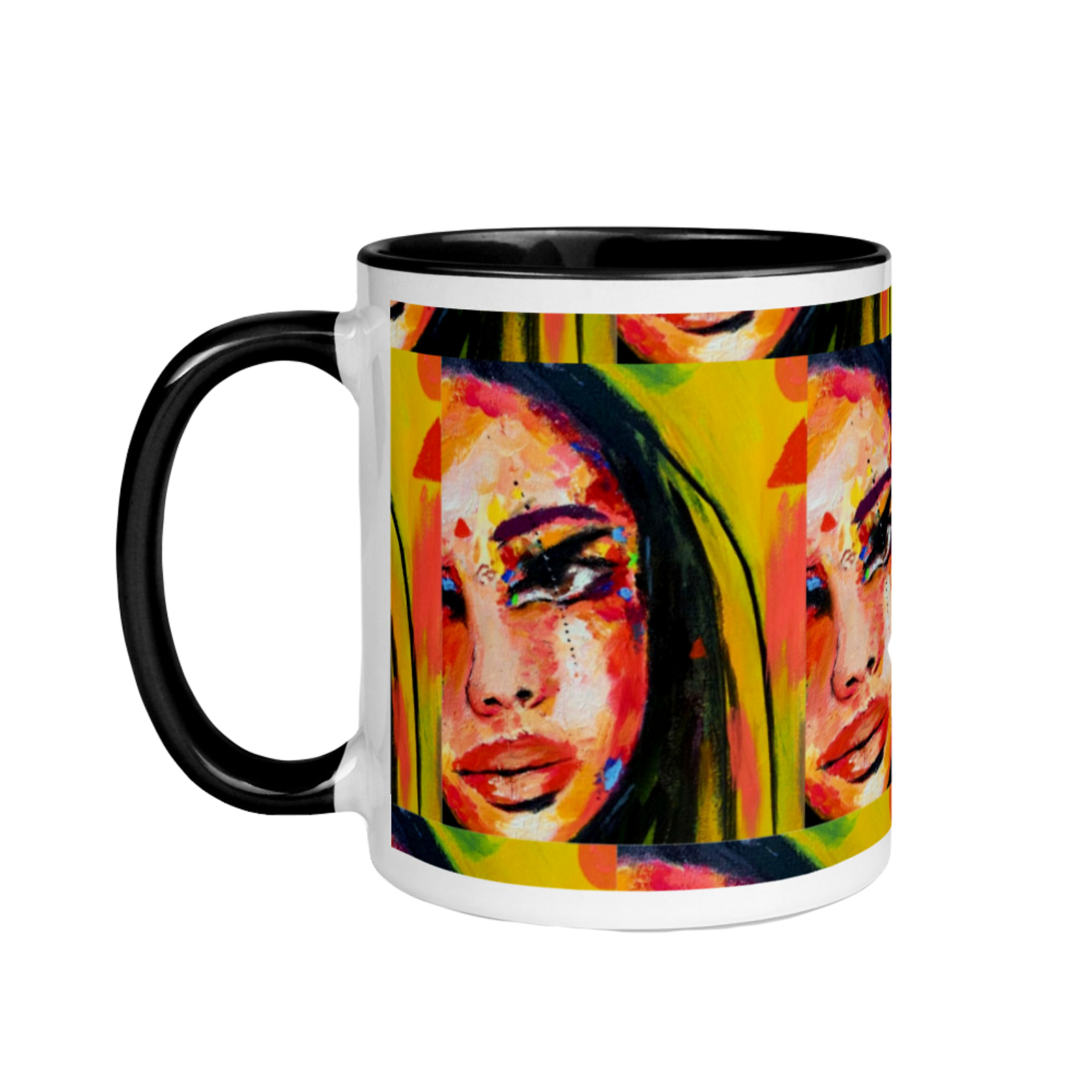 Thumbnail: FLOATING LIME GREEN MAMI- MUG