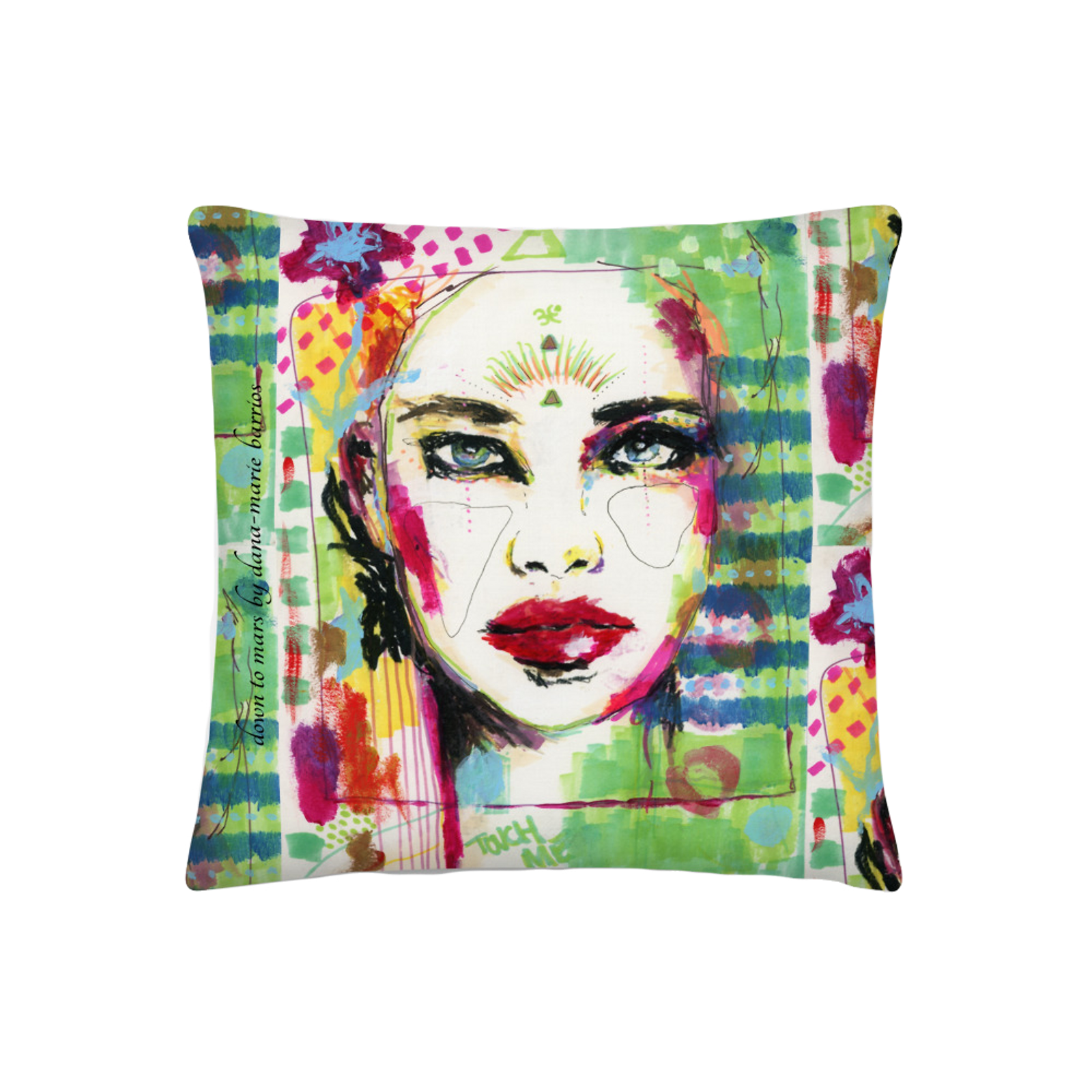 Thumbnail: BLUE EYED MAMI-PILLOW