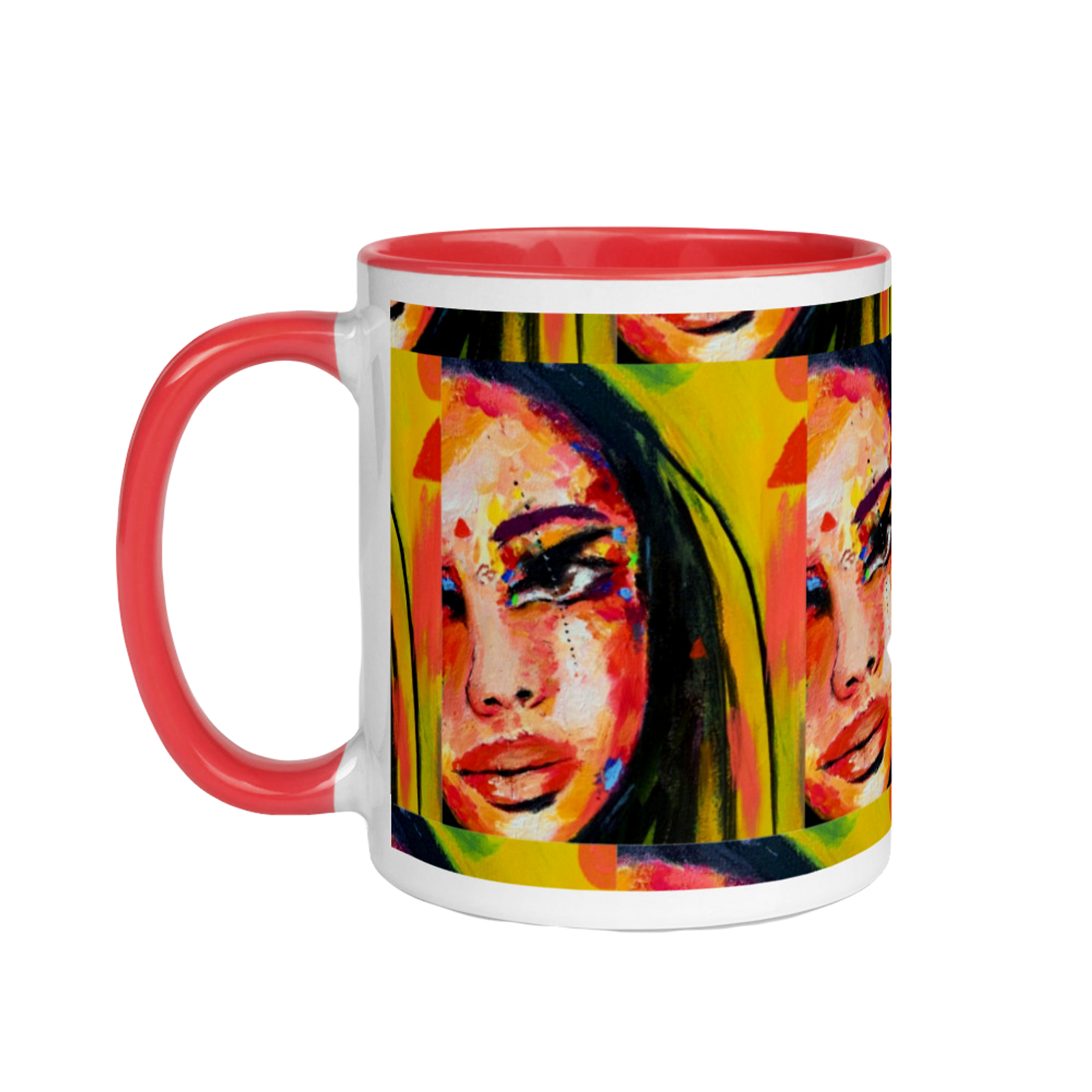 Thumbnail: FLOATING LIME GREEN MAMI- MUG