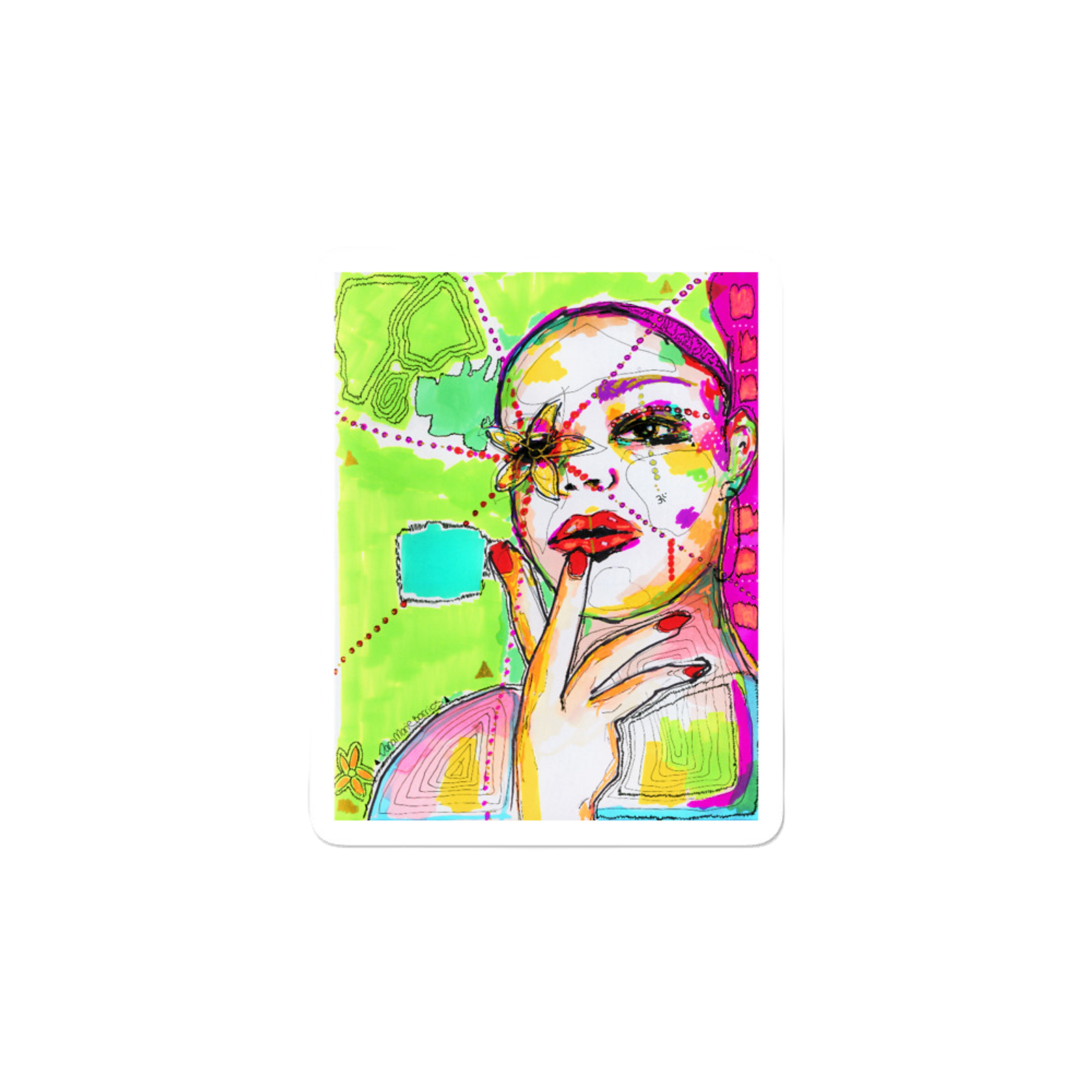 STAY TRIPPY MAMI lll- STICKER