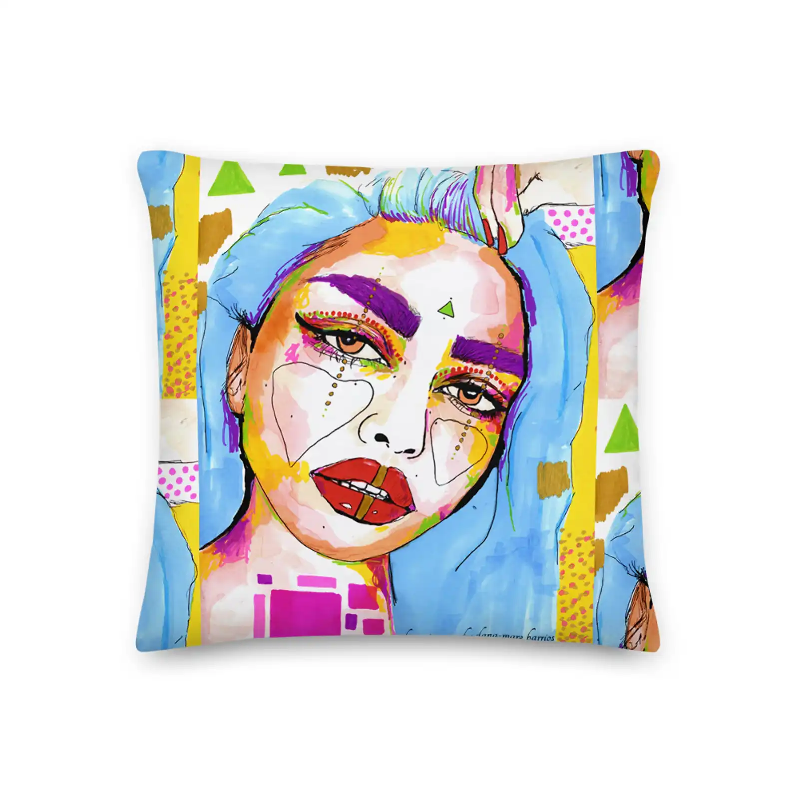 Thumbnail: LIGHT PURPLE EYEBROWS MAMI- PILLOW