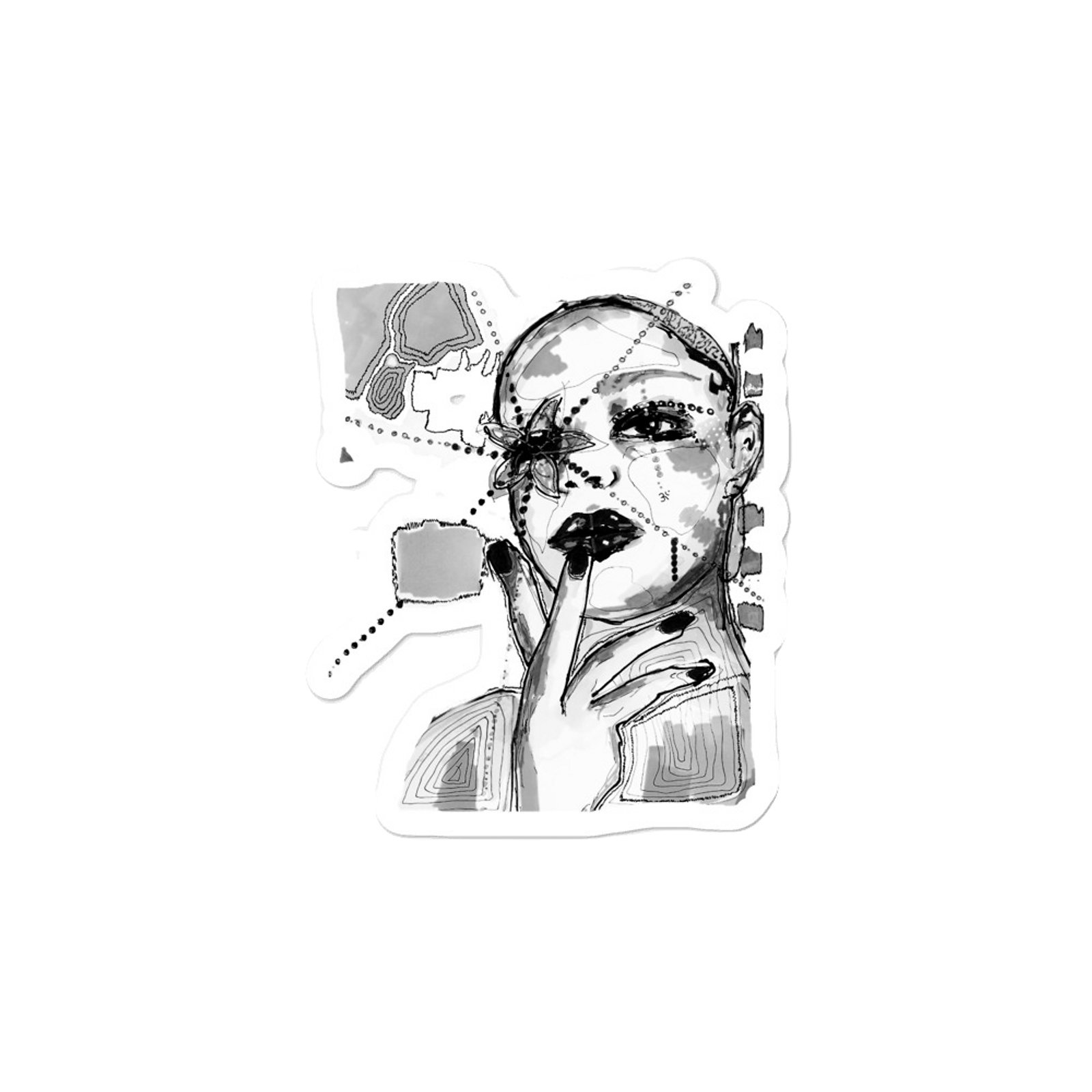 FLOWER FOR THE EYE MAMI- STICKER
