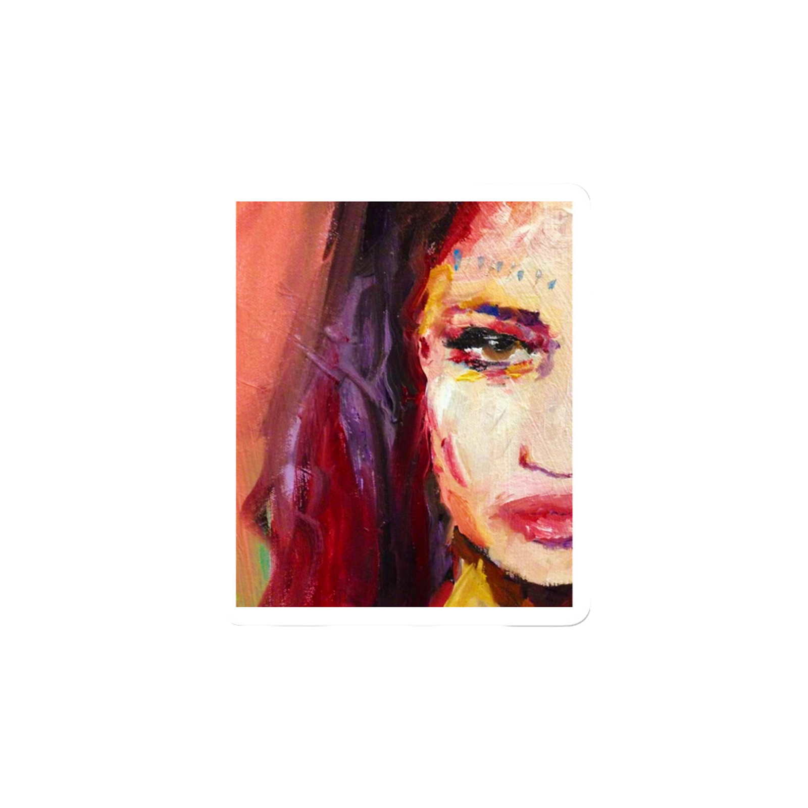 MEAN MUGGING MAMI- STICKER